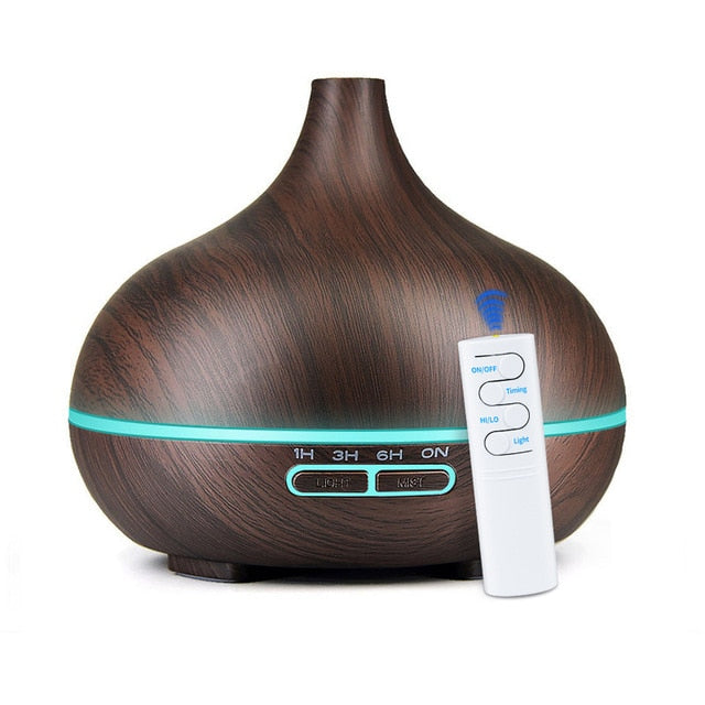 Aroma Protect - Wood Grain Aromatherapy Diffuser